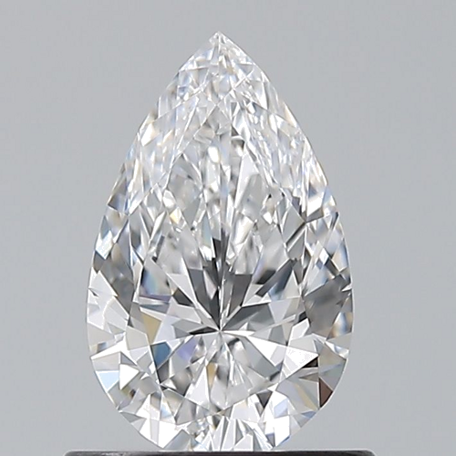 0.7 carat D-VS1 Natūralus Pear Deimantas (1)
