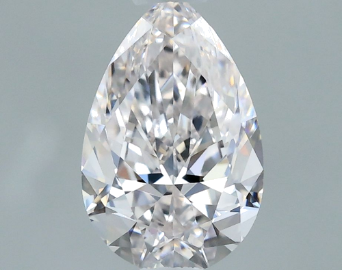 0.5 carat Faint Pinkish Brown-VS1 Natūralus Pear Deimantas (1)