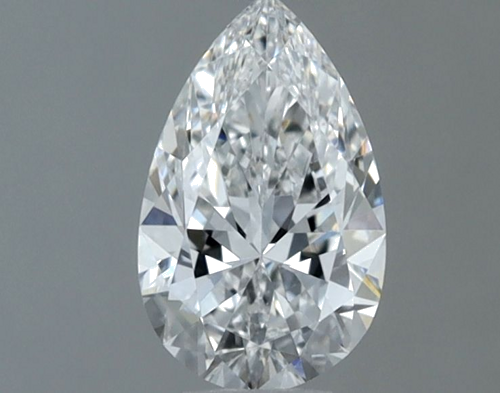 0.5 carat F-VS2 Natūralus Pear Deimantas (1)