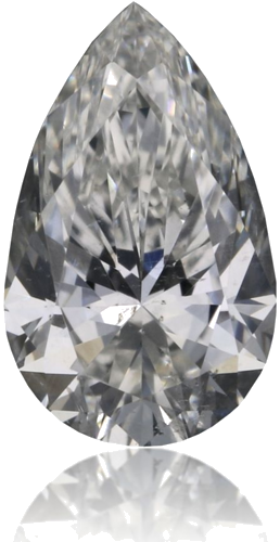 0.3 carat G-SI2 Natūralus Pear Deimantas (1)