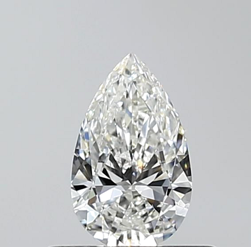 0.4 carat G-VS2 Natūralus Pear Deimantas (1)