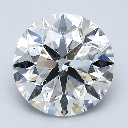 2.01 carat I-SI2 Very Good cut Natūralus Round Deimantas (1)