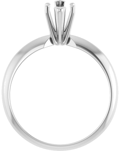 14K White 6-Prong 8.6x4 mm Marquise V-End Solitaire Ring Mounting (2)