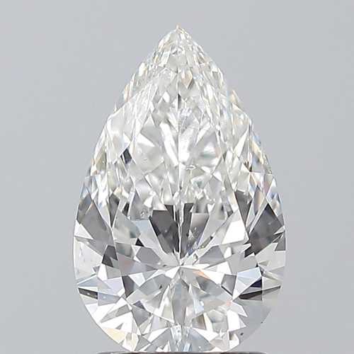 1.51 carat G-SI1 Natūralus Pear Deimantas (1)