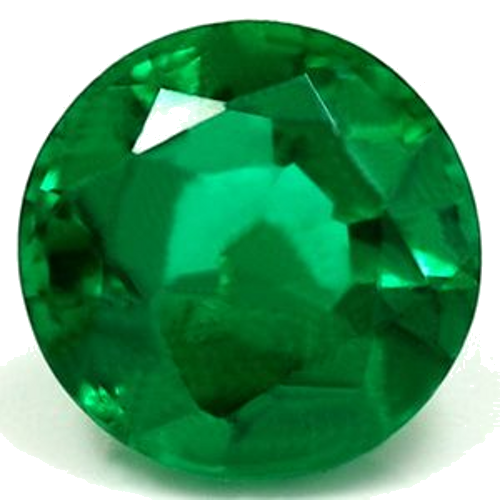 0.48 carat GREEN Round Smaragdas (1)