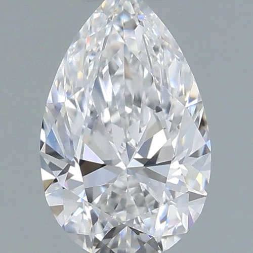 0.43 carat D-VVS2 Natūralus Pear Deimantas (1)