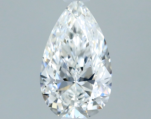 0.41 carat E-VVS2 Natūralus Pear Deimantas (1)