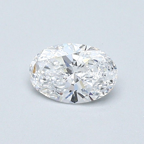 0.4 carat D-VVS1 Natūralus Oval Deimantas (1)
