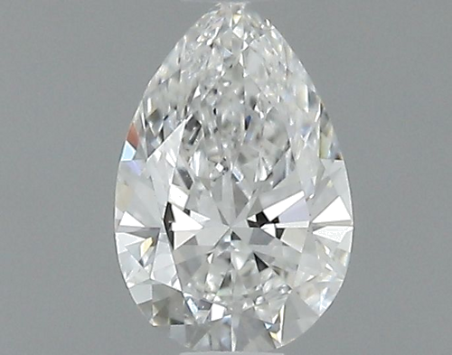 0.42 carat F-SI1 Natūralus Pear Deimantas (1)