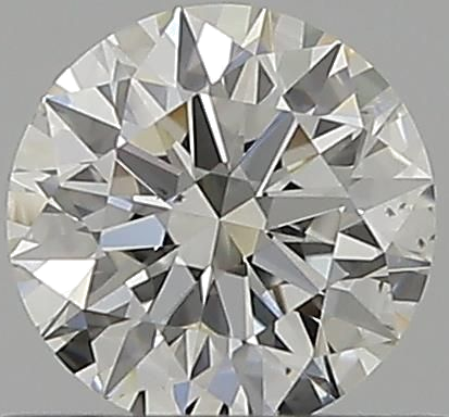 0.5 carat I-SI1 Excellent cut Natūralus Round Deimantas (1)