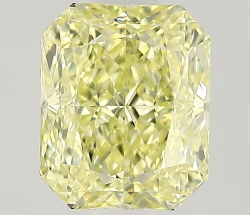 0.61 carat Fancy Yellow-VVS2 Natūralus Radiant Deimantas (1)