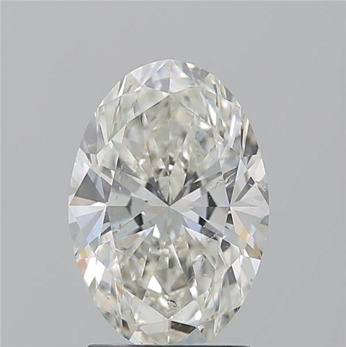 2.21 carat J-SI2 Natūralus Oval Deimantas (1)