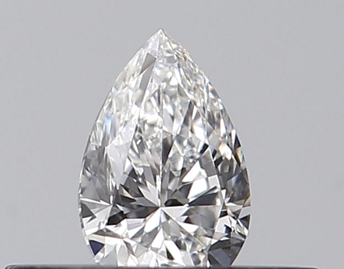 0.23 carat E-VVS2 Natūralus Pear Deimantas (1)