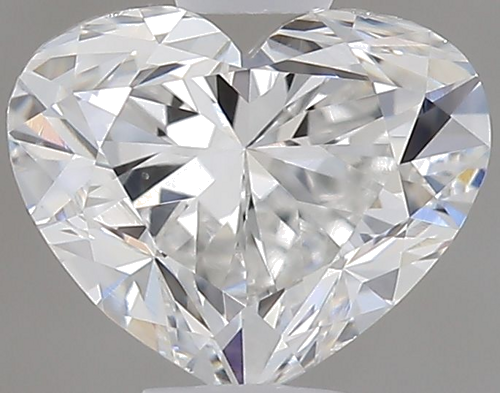 0.6 carat F-VS1 Natūralus Heart Deimantas (1)