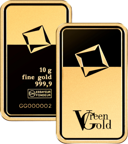 10 гр. Инвестиционно златно кюлче Valcambi Green Gold (1)