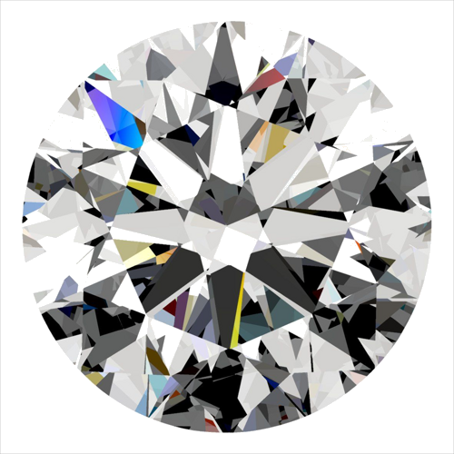 0.3 carat F-VS2 Very Good cut Natūralus Round Deimantas (1)