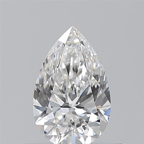 0.56 carat F-VVS2 Natūralus Pear Deimantas (1)