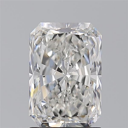 2.01 carat F-SI1 Natūralus Radiant Deimantas (1)