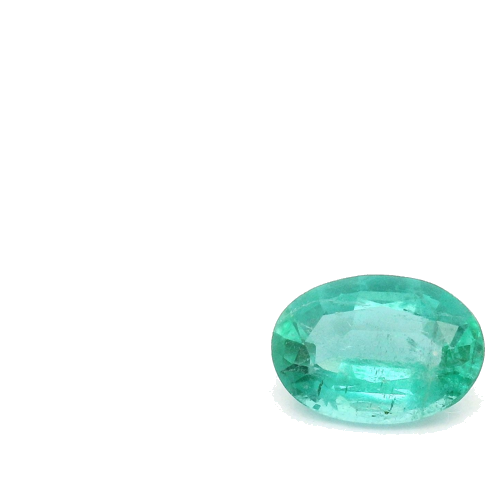0.67 carat GREEN Oval Smaragdas (1)