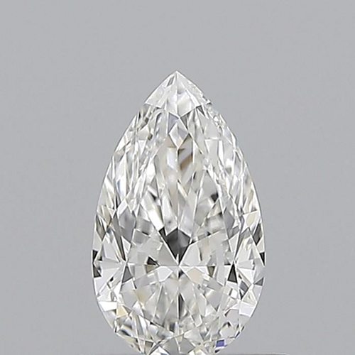 0.5 carat G-IF Natūralus Pear Deimantas (1)