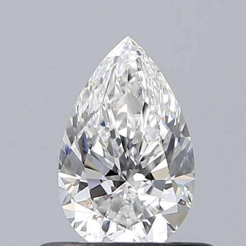 0.5 carat E-VVS1 Natūralus Pear Deimantas (1)