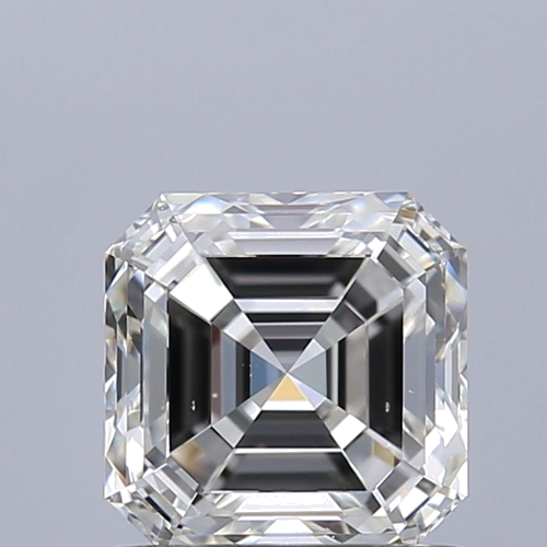 0.91 carat H-VS2 Natūralus Asscher Deimantas (1)