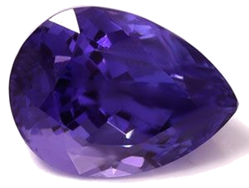 5.04 carat BLUE Pear Tanzanite (1)