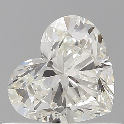 0.52 carat I-VVS1 Natūralus Heart Deimantas (1)