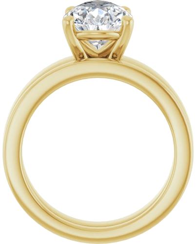 Sužadėtuvių Žiedas 14k yellow gold Pear 12mm x 8mm (7)