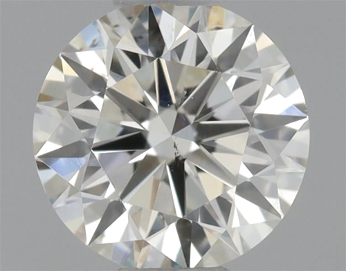 0.41 carat K-SI1 Excellent cut Natūralus Round Deimantas (1)