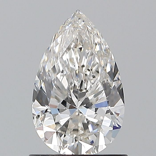 1.01 carat F-SI1 Natūralus Pear Deimantas (1)