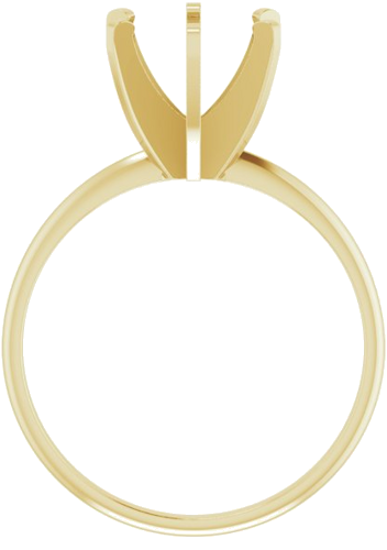 Sužadėtuvių Žiedas „Claw-Prong Solitaire“ 14k yellow gold Round 8.6mm (2)