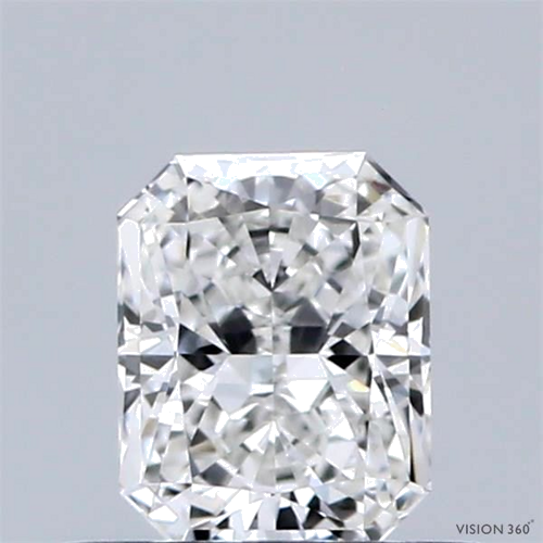 0.52 carat G-VS1 Natūralus Radiant Deimantas (1)