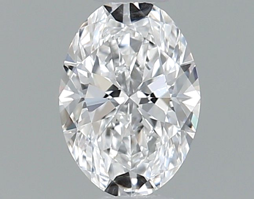 0.34 carat D-VVS2 Natūralus Oval Deimantas (1)