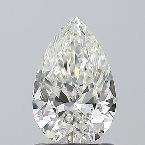 1.01 carat I-VS1 Natūralus Pear Deimantas (1)