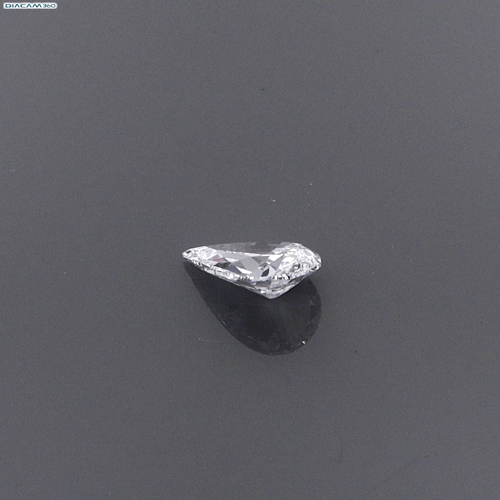 0.33 carat D-VVS1 Natūralus Pear Deimantas (1)