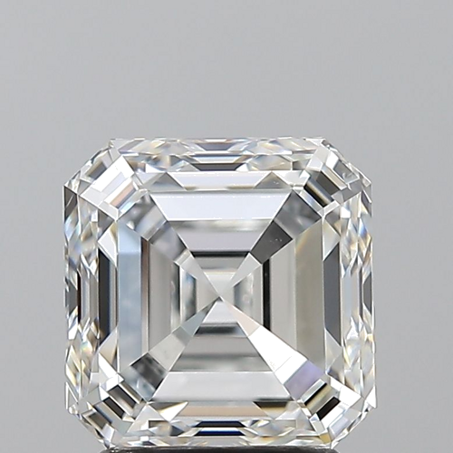 2.51 carat F-VS2 Natūralus Asscher Deimantas (1)