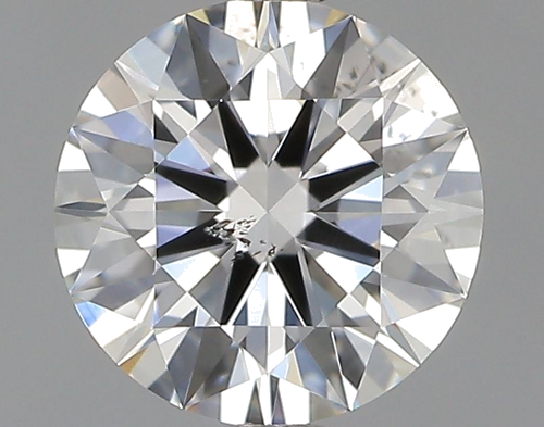 0.58 carat F-SI2 Excellent cut Natūralus Round Deimantas (1)