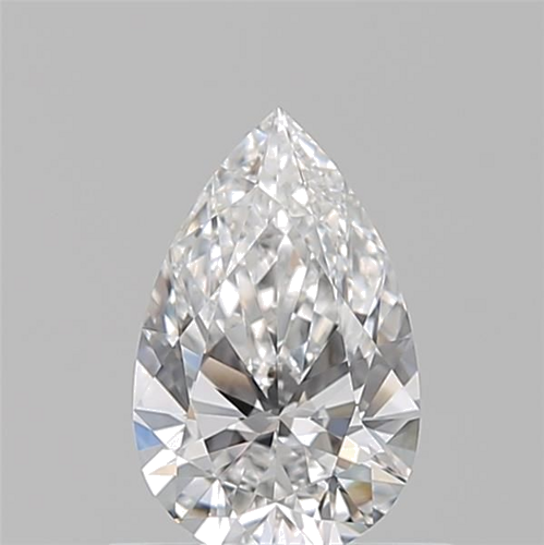 0.5 carat E-VS1 Natūralus Pear Deimantas (1)