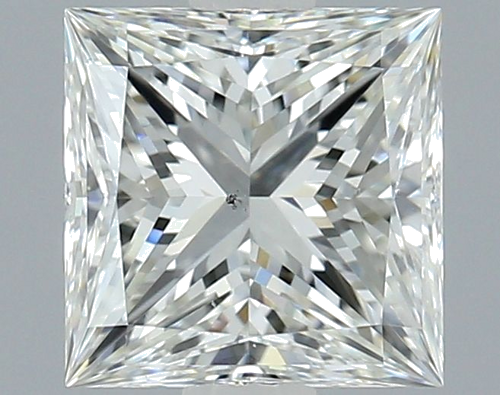1.51 carat I-SI1 Natūralus Princess Deimantas (1)