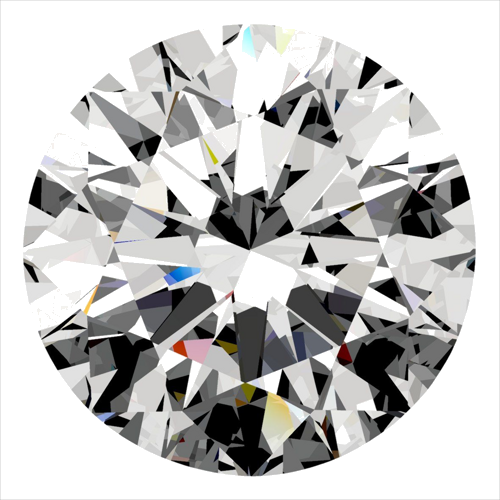 0.33 carat F-VS1 Excellent cut Natūralus Round Deimantas (1)