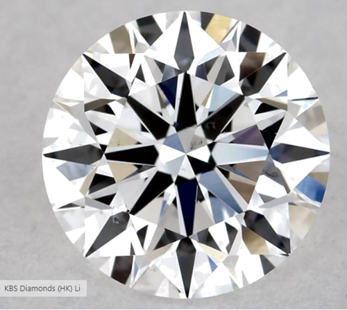 0.74 carat D-SI1 Excellent cut Natūralus Round Deimantas (1)