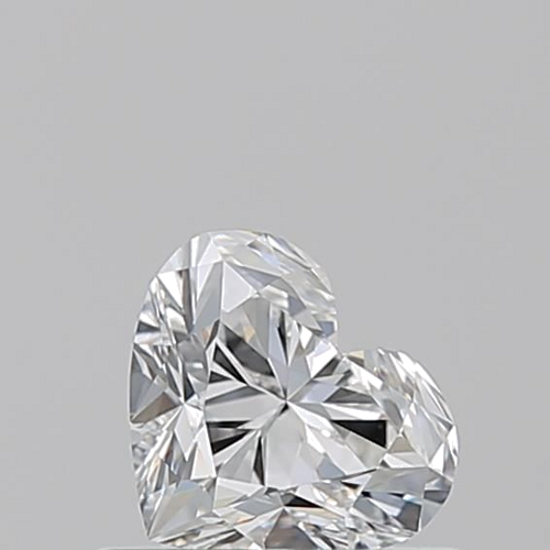 0.58 carat F-VS2 Natūralus Heart Deimantas (1)