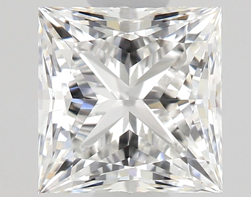 0.61 carat F-VS1 Natūralus Princess Deimantas (1)