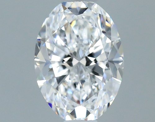 0.5 carat D-VS2 Natūralus Oval Deimantas (1)
