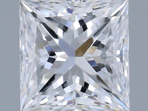 0.3 carat D-VVS1 Natūralus Princess Deimantas (1)