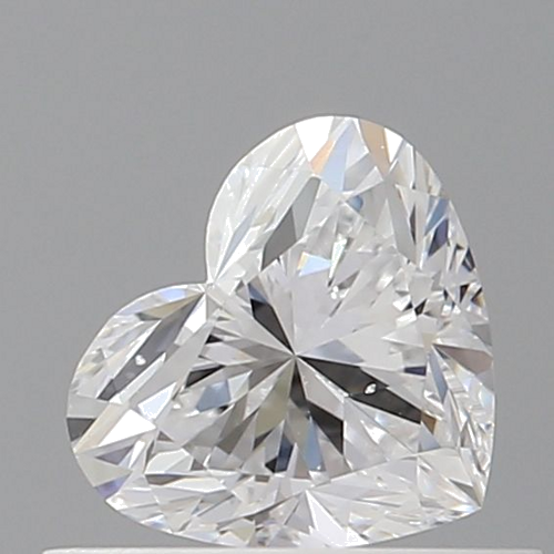 0.52 carat D-SI1 Natūralus Heart Deimantas (1)