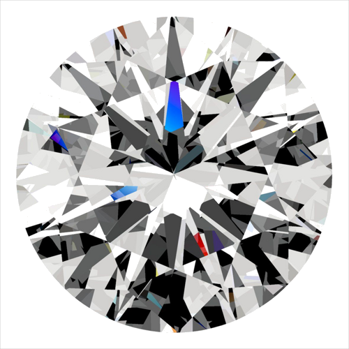 0.34 carat G-VS1 Excellent cut Natūralus Round Deimantas (1)