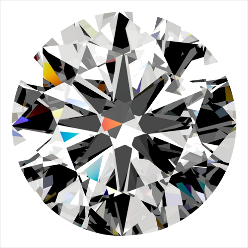 0.3 carat E-VVS1 GD cut Natūralus Round Deimantas (1)