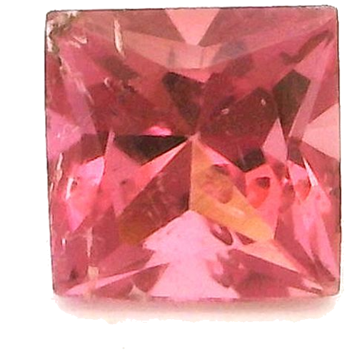0.46 carat PINK Square Tourmaline (1)